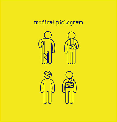아이콘 의학 사람모양 세트 픽토그램 픽토그램아이콘 붕대 목발 깁스 부상자 타박상 2D아이콘 AI파일 모양 의료기기 의료용품 상처 파일형식 벡터