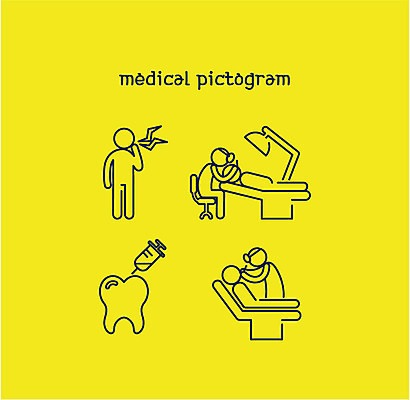 아이콘 의학 사람모양 치과 주사기 세트 픽토그램 픽토그램아이콘 치과의사 마취 충치 치통 2D아이콘 AI파일 모양 의료기기 병원 의사 질병 파일형식 벡터