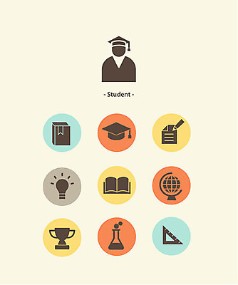 아이콘 학생 교육 학사모 전구 사람없음 책 세트 픽토그램 지구본 트로피 픽토그램아이콘 삼각플라스크 삼각자 2D아이콘 AI파일 모자_잡화 졸업 자 상_우승 플라스크 파일형식 벡터
