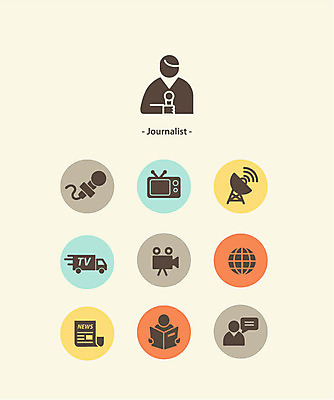 아이콘 사람없음 세트 픽토그램 텔레비전 기자 신문 뉴스 배송 픽토그램아이콘 마이크 비디오 2D아이콘 AI파일 직업 음향기기 간행물 전자제품 파일형식 벡터