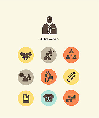 아이콘 비즈니스 전구 악수 사람없음 세트 픽토그램 직장인 전화기 픽토그램아이콘 문서 클립 야근 공유 프로젝트 2D아이콘 AI파일 직업 손짓 업무 파일형식 벡터