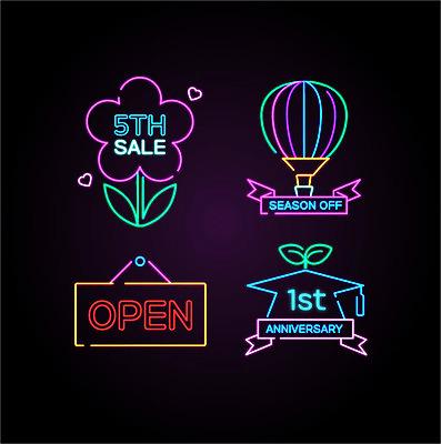 아이콘 꽃 학사모 졸업 프레임 이벤트 사람없음 세트 라벨 새싹 열기구 하트 오픈 네온 네온아트 2D아이콘 AI파일 모양 식물 모자_잡화 교육 항공교통 파일형식 벡터