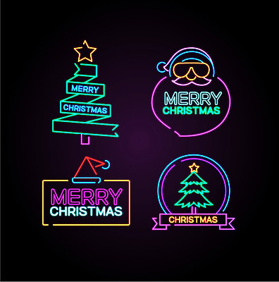 아이콘 별 크리스마스 산타모자 프레임 이벤트 사람없음 세트 선글라스 크리스마스트리 산타클로스 라벨 네온 네온아트 2D아이콘 AI파일 자연요소 모자_잡화 기념일 안경 파일형식 벡터
