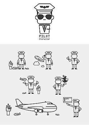 아이콘 남자 지구 비행기 여러명 세트 공항 파일럿 라인아이콘 얼굴없음 2D아이콘 AI파일 직업 다수 항공교통 교통시설 대중교통 사람 파일형식 벡터