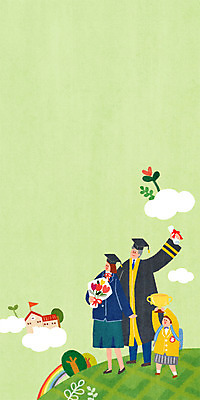 전신 PSD 나무 구름 여자 노년 남자 어린이 꽃다발 무지개 일러스트 학사모 졸업 학교 청소년 고등학생 졸업생 세명 새싹 유치원생 졸업가운 졸업장 트로피 노인만 국내일러스트 자연요소 식물 모자_잡화 학생 교육 꽃 사람 성인 가운 상_우승 성인만 파일형식