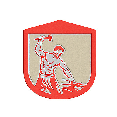 포토 JPG 해외이미지 남자 산업 일러스트 노동자 사람없음 3D 금속 망치 무역 복고 방패 판매원 대장장이 해외202004 해외포토 직업 재질 사람 공구 디지털합성 파일형식 이미지허브