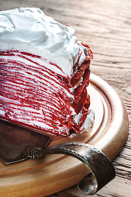 포토 JPG 해외이미지 단면 실내 사람없음 나무받침 크레이프 나무배경 해외202004 레드벨벳 해외포토 백그라운드 디저트 내부 목재 받침대 파일형식 이미지허브