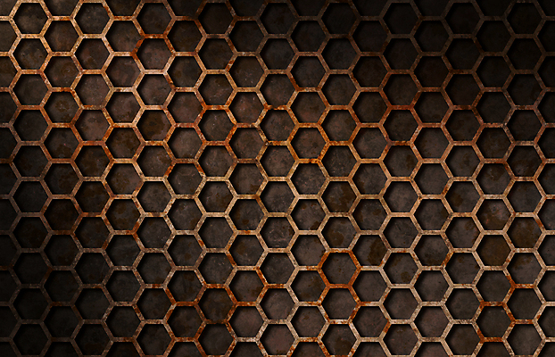 포토 JPG 해외이미지 산업 백그라운드 패턴 표면 날씨 사람없음 금속 그릴 고민 부식 질감 육각형 그런지 쇠창살 해외202004 해외포토 도형 감정 무늬 재질 주방용품 파일형식 이미지허브