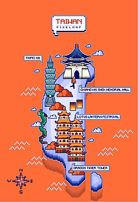 전신 지도 일러스트 한명 사람 용 대만 연등 연등축제 픽셀 용호탑 타이베이101 국내일러스트 AI파일 1 아시아 탑 축제 등불 불교용품 파일형식 벡터