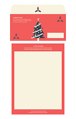 템플릿 편지봉투 사람없음 크리스마스트리 사각형 편지지 레터폼 서식 포인세티아 봉투템플릿 우편봉투 레터헤드 봉투디자인 이미지템플릿 AI파일 도형 꽃 크리스마스 봉투 편지 우편물 파일형식 벡터