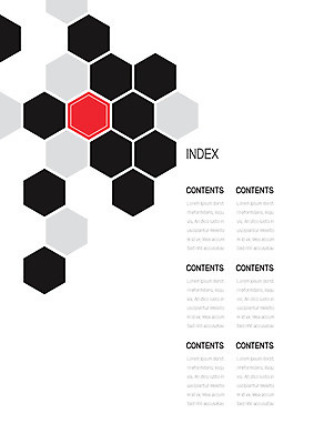 템플릿 내지 사람없음 프레젠테이션 문서템플릿 서식 레이아웃 문서 제안서 육각형 교차 목차 허니콤 이미지템플릿 AI파일 모양 도형 파일형식 벡터