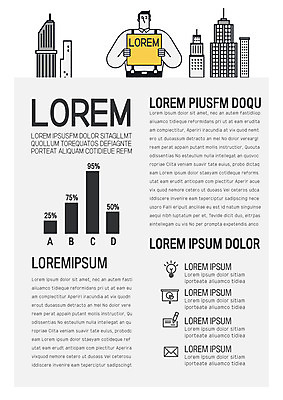 템플릿 남자 내지 그래프 한명 빌딩 픽토그램 비즈니스맨 프레젠테이션 문서템플릿 서식 레이아웃 문서 제안서 이미지템플릿 AI파일 1 비즈니스 사람 건물 직장인 파일형식 벡터