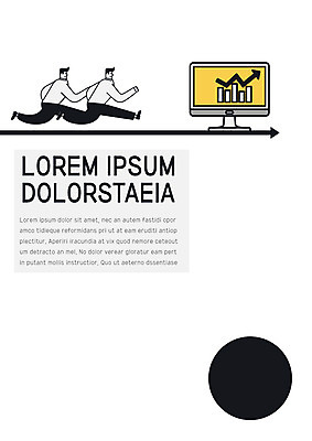 템플릿 표지 남자 화살표 두명 컴퓨터 달리기 비즈니스맨 원형 프레젠테이션 문서템플릿 서식 레이아웃 문서 제안서 이미지템플릿 AI파일 도형 비즈니스 모션 사람 전자제품 직장인 파일형식 벡터