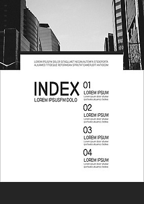 템플릿 내지 흑백 빌딩 사람없음 도시풍경 프레젠테이션 문서템플릿 서식 레이아웃 문서 제안서 목차 이미지템플릿 AI파일 촬영기법 풍경 건물 도시 파일형식 벡터