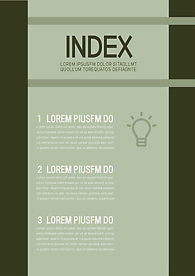 템플릿 내지 전구 사람없음 사각형 프레젠테이션 문서템플릿 서식 레이아웃 문서 제안서 목차 이미지템플릿 AI파일 도형 파일형식 벡터