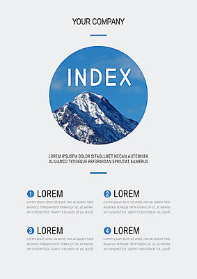 템플릿 내지 산 사람없음 원형 프레젠테이션 문서템플릿 서식 레이아웃 문서 만년설 제안서 목차 이미지템플릿 AI파일 도형 파일형식 벡터