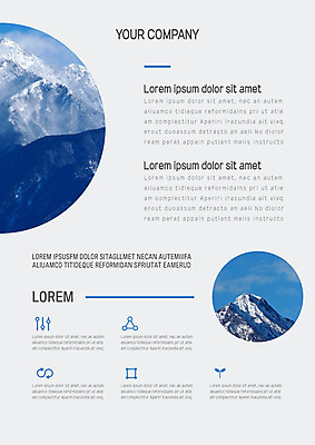 템플릿 내지 산 사람없음 원형 프레젠테이션 문서템플릿 서식 레이아웃 문서 만년설 제안서 이미지템플릿 AI파일 도형 파일형식 벡터