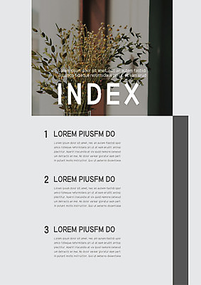 템플릿 꽃 내지 화분 사람없음 프레젠테이션 문서템플릿 서식 레이아웃 문서 제안서 목차 이미지템플릿 AI파일 식물 파일형식 벡터