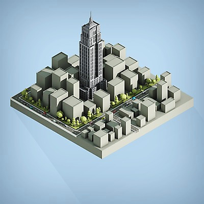 PSD 나무 편집이미지 도로 자동차 빌딩 사람없음 건물 그래픽 3D 미국 트럭 디지털합성 뉴욕 아이소메트릭 랜드마크 엠파이어스테이트빌딩 팝업일러스트 폴리곤 로우폴리 편집3D 식물 건축물 길 육상교통 북아메리카 교통시설 파일형식