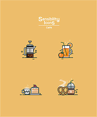 아이콘 사람없음 컵 케이크 주스 카페 머그컵 오렌지주스 조각케이크 커피메이커 원두커피 감성 아이스커피 브레첼 2D아이콘 AI파일 식기 커피 음료 컨셉 디저트 상점 과일주스 커피용품 파일형식 벡터