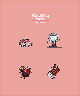 아이콘 화이트데이 딸기 발렌타인데이 사탕 이벤트 사람없음 초콜릿 커플반지 감성 사탕기계 2D아이콘 AI파일 컨셉 과일 데이이벤트 디저트 기계 반지 파일형식 벡터