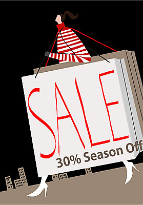 전신 여자 일러스트 한명 성인 건물 쇼핑 쇼핑백 세일 도시 시즌오프 국내일러스트 AI파일 1 건축물 가방 사람 파일형식 벡터