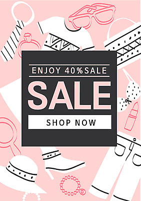 옷 안경 구두 일러스트 장신구 바지 넥타이 사람없음 쇼핑 세일 거울 립스틱 국내일러스트 AI파일 잡화 신발 하의 화장품 파일형식 벡터