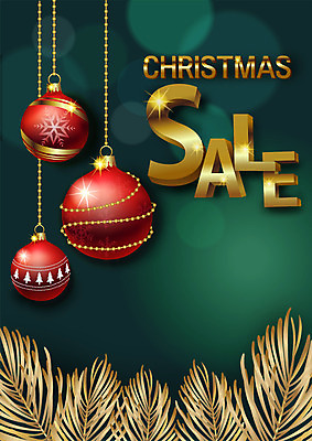 PSD 크리스마스 겨울 일러스트 나뭇잎 사람없음 장식 쇼핑 세일 장식볼 국내일러스트 계절 기념일 잎 파일형식