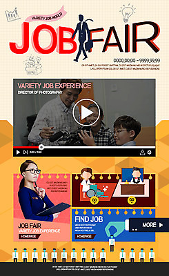 PSD 템플릿 여자 어린이 웹템플릿 이벤트페이지 이벤트 여러명 20대 성인 30대 교사 한국인 구직 비즈니스우먼 동영상 구인 일자리박람회 페어 이미지템플릿 직업 다수 컨셉 비즈니스 사람 동양인 청년 장년 직장인 페이지 박람회 파일형식