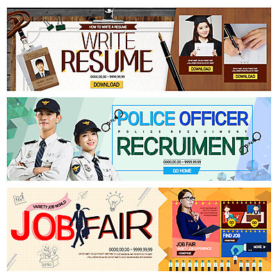 PSD 템플릿 손 배너 여자 남자 대학생 웹템플릿 졸업 여러명 20대 성인 신체부위 교사 한국인 구직 비즈니스맨 비즈니스우먼 경찰 사원증 공무원 구인 이벤트배너 일자리박람회 웹배너 이미지템플릿 직업 학생 교육 다수 컨셉 비즈니스 사람 동양인 청년 직장인 박람회 파일형식