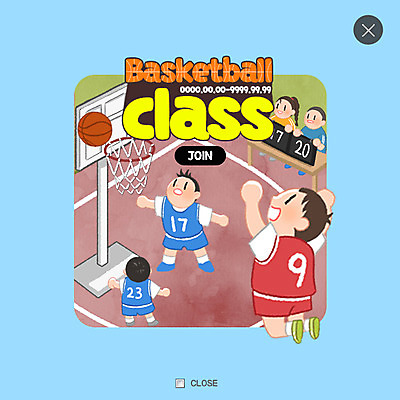 PSD 템플릿 여자 남자 웹템플릿 농구 농구공 팝업 웹팝업 건강 여러명 농구대 레이어팝업 점수판 이미지템플릿 다수 공 사람 구기 골대 파일형식