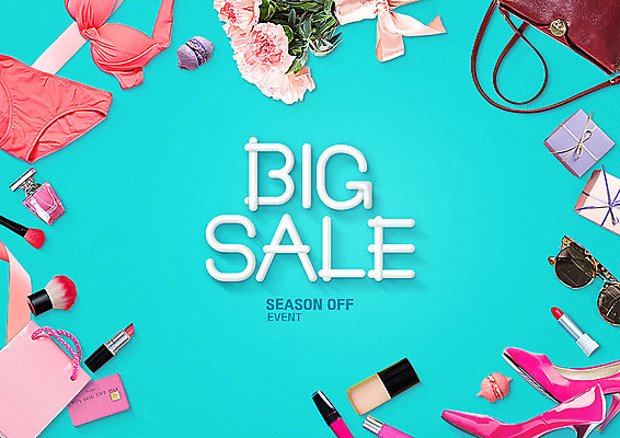 PSD 편집 편집이미지 구두 꽃다발 가방 데이이벤트 사람없음 쇼핑 비키니 화장품 향수 메이크업브러쉬 빅세일 이미지편집 잡화 기념일 수영복 꽃 신발 뷰티 세일 붓 파일형식