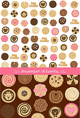 백그라운드 프로포즈 패턴 일러스트 데이이벤트 선물 사랑 이벤트 사람없음 쿠키 데이 쿠키데이 국내일러스트 AI파일 기념일 감정 무늬 디저트 파일형식 벡터