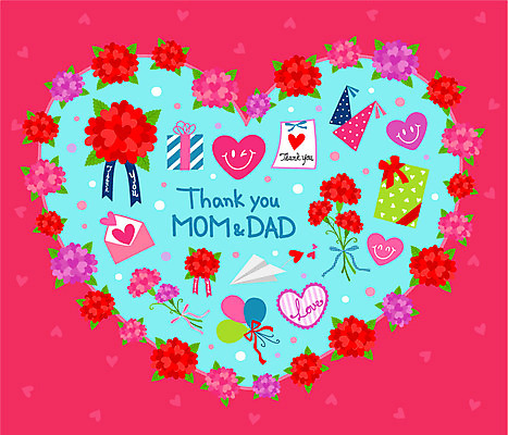 백그라운드 패턴 일러스트 데이이벤트 선물 사랑 이벤트 사람없음 하트 축하 어버이날 편지 카네이션 데이 감사 국내일러스트 AI파일 모양 기념일 꽃 감정 컨셉 무늬 파일형식 벡터