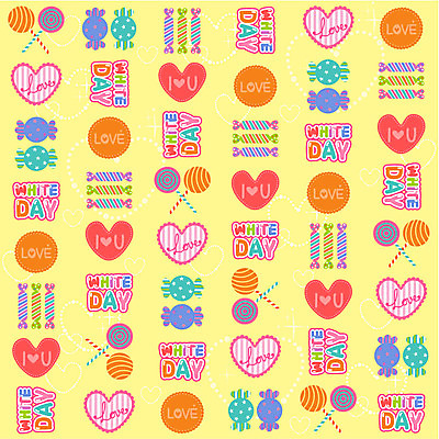 백그라운드 프로포즈 패턴 일러스트 화이트데이 데이이벤트 사탕 사랑 이벤트 사람없음 하트 데이 국내일러스트 AI파일 모양 기념일 감정 무늬 디저트 파일형식 벡터