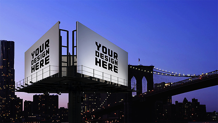 PSD 편집 편집이미지 야경 하늘 프레임 광고판 빌딩 사람없음 야외 그래픽 3D 디지털합성 전광판 옥외간판 옥외광고 가교 목업 편집3D 건축물 간판 알림판 건물 야간 판 파일형식 풍경_경치