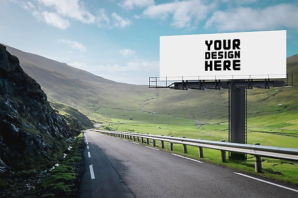 주간 PSD 구름 편집 편집이미지 도로 하늘 산 프레임 광고판 초원 사람없음 야외 그래픽 3D 디지털합성 전광판 옥외간판 옥외광고 목업 편집3D 자연요소 길 교통시설 간판 알림판 판 파일형식