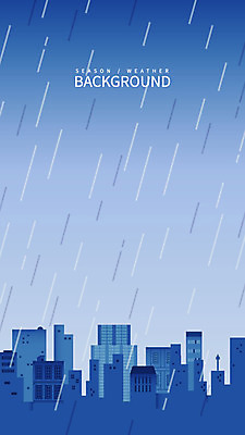 백그라운드 일러스트 풍경 사람없음 건물 도시 비 소나기 국내일러스트 AI파일 자연요소 건축물 날씨 파일형식 벡터