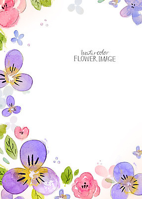 PSD 꽃 꽃백그라운드 일러스트 수채화 사람없음 장미 봄 꽃프레임 봄배경 국내일러스트 식물 계절 백그라운드 프레임 파일형식