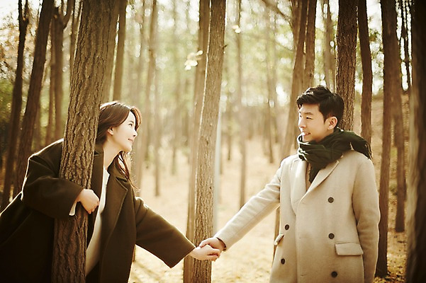 포토 JPG 주간 나무 여자 남자 신혼부부 웃음 상반신 20대 성인 야외 두명 앞모습 30대 마주보기 손잡기 기댐 다정 한국인 가을 잡기 숲 성인만 국내포토 자연요소 식물 부부 계절 뷰포인트 컨셉 모션 표정 사람 동양인 청년 장년 신혼 파일형식