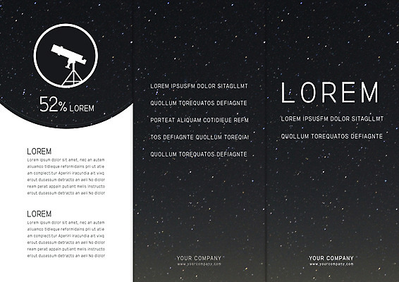 템플릿 표지디자인 북디자인 출판디자인 표지 별 리플렛 북커버 3단접지 자연 밤하늘 팜플렛 사람없음 야간 천체망원경 천체관측 별보기 이미지템플릿 AI파일 자연요소 하늘 망원경 생태계 관측 파일형식 벡터