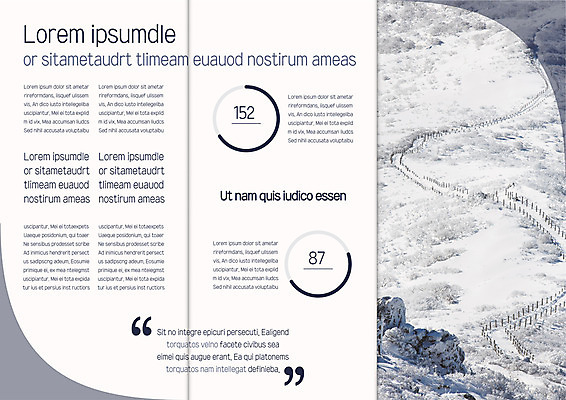 템플릿 표지디자인 북디자인 출판디자인 내지 리플렛 겨울 북커버 3단접지 자연 산 팜플렛 사람없음 울타리 눈 이미지템플릿 AI파일 자연요소 계절 날씨 담장 생태계 파일형식 벡터