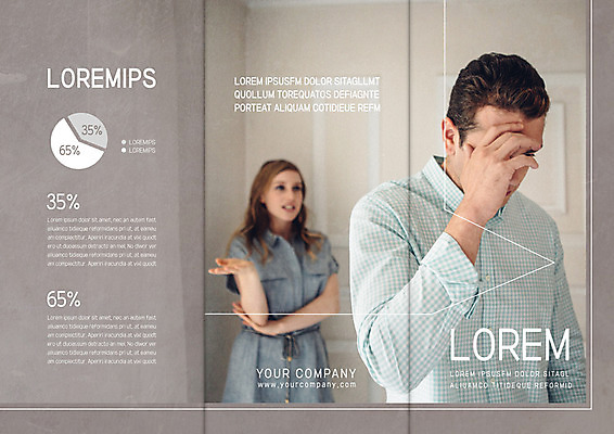 서양인 템플릿 표지디자인 북디자인 부부 출판디자인 여자 표지 남자 리플렛 북커버 3단접지 팜플렛 상반신 성인 두명 두통 부부싸움 이미지템플릿 AI파일 외국인 커플 사람 질병 싸움 파일형식 벡터