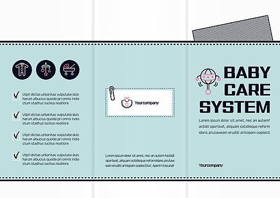 템플릿 표지디자인 북디자인 출판디자인 표지 리플렛 북커버 3단접지 팜플렛 사람없음 임신 아기용품 출산 유모차 딸랑이 유아복 모빌 턱받이 이미지템플릿 AI파일 옷 오브젝트 파일형식 벡터
