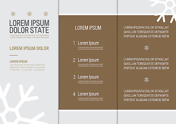 템플릿 표지디자인 북디자인 출판디자인 내지 리플렛 크리스마스 북커버 3단접지 팜플렛 사람없음 눈송이 이미지템플릿 AI파일 기념일 눈_날씨 파일형식 벡터