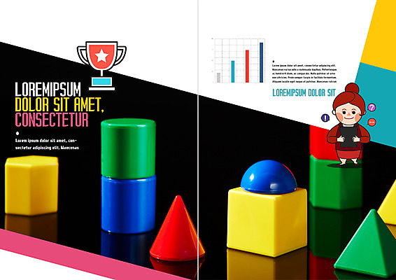PSD 템플릿 표지디자인 북디자인 출판디자인 여자 교육 내지 리플렛 북커버 그래프 한명 팜플렛 블록 트로피 블록쌓기 이미지템플릿 1 사람 쌓기 상_우승 파일형식
