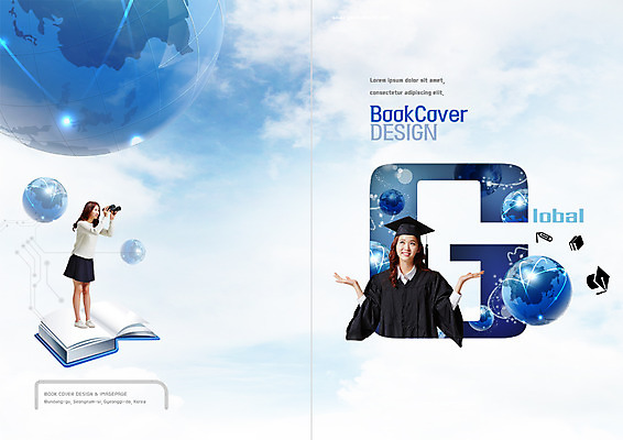 PSD 구름 템플릿 표지디자인 북디자인 출판디자인 여자 교육 표지 지구 리플렛 대학생 북커버 학사모 졸업 하늘 팜플렛 20대 성인 두명 책 망원경 한국인 졸업가운 대학교육 이미지템플릿 자연요소 모자_잡화 학생 사람 동양인 청년 가운 파일형식