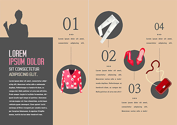 PSD 템플릿 표지디자인 북디자인 출판디자인 패션 실루엣 내지 리플렛 상의 북커버 바지 이벤트 팜플렛 사람없음 쇼핑 핸드백 하이힐 이미지템플릿 옷 구두 가방 하의 촬영기법 여성화 파일형식