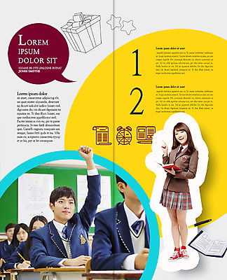 PSD 템플릿 학생 표지디자인 북디자인 출판디자인 여학생 여자 교육 남자 교복 내지 남학생 리플렛 말풍선 2단접지 북커버 교실 청소년 수업 서기 앉기 팜플렛 여러명 10대 책 선물상자 손들기 한국인 자명종 청소년교육 이미지템플릿 옷 시계 다수 학교 모션 선물 사람 동양인 상자 알람 파일형식 인종