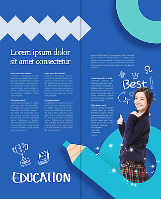 PSD 외국인 템플릿 학생 표지디자인 북디자인 출판디자인 여학생 여자 교육 교복 내지 리플렛 2단접지 북커버 청소년 한명 웃음 동양인 팜플렛 상반신 옆모습 10대 책 연필 최고 트로피 청소년교육 이미지템플릿 1 옷 뷰포인트 학용품 표정 사람 인종 필기구 상 파일형식 문구용품 상패 우승 오브젝트